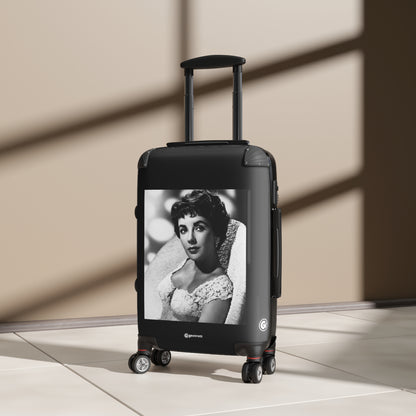 Dame Elizabeth Rosemond Taylor British and American Actress 20TH CENTURY Photos Luggage Bag Rolling Suitcase Spinner