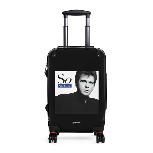 Peter Gabriel So Eighties Music Album Luggage Bag Rolling Suitcase Spinner