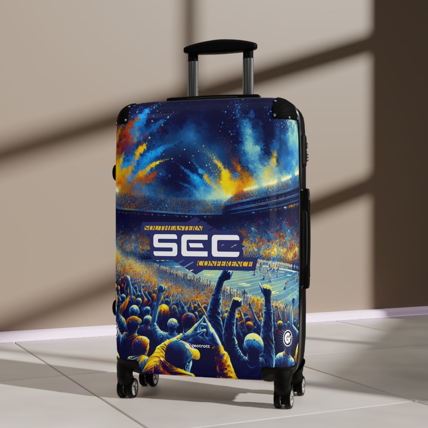 Southeastern Collegiate Athletic Conference Luggage Bag Rolling Suitcase Travel Accessories