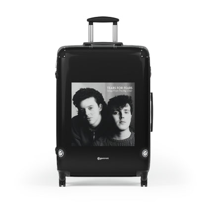 Tears from Fears Songs From the Big Chair Eighties Music Album Luggage Bag Rolling Suitcase Spinner