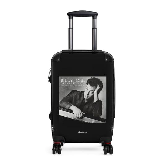 Billy Joel Greatest Hits Eighties Music Album Luggage Bag Rolling Suitcase Spinner