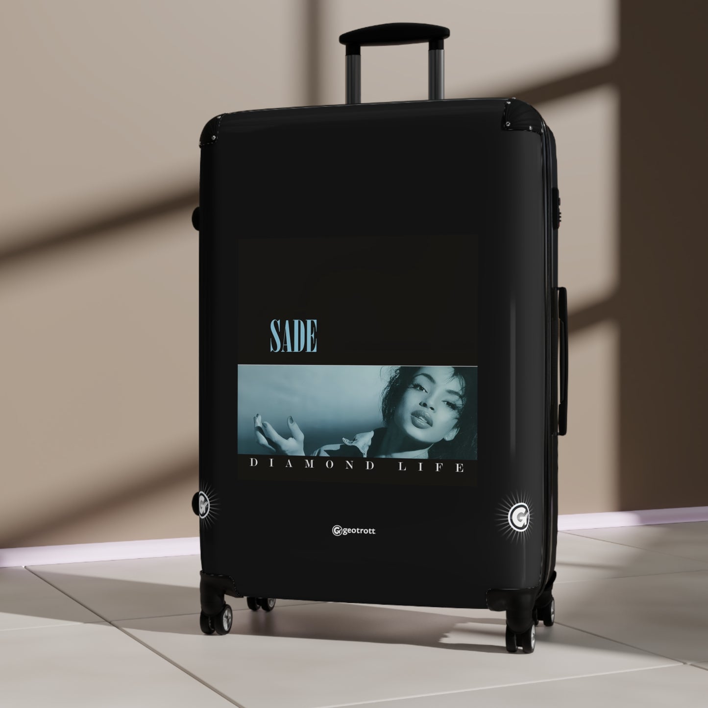 Sade Diamond Life Eighties Music Album Luggage Bag Rolling Suitcase Spinner