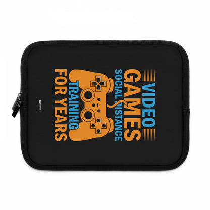 Funda para portátil ligera y suave de neopreno para videojuegos Entrenamiento a distancia social para jugadores de por vida