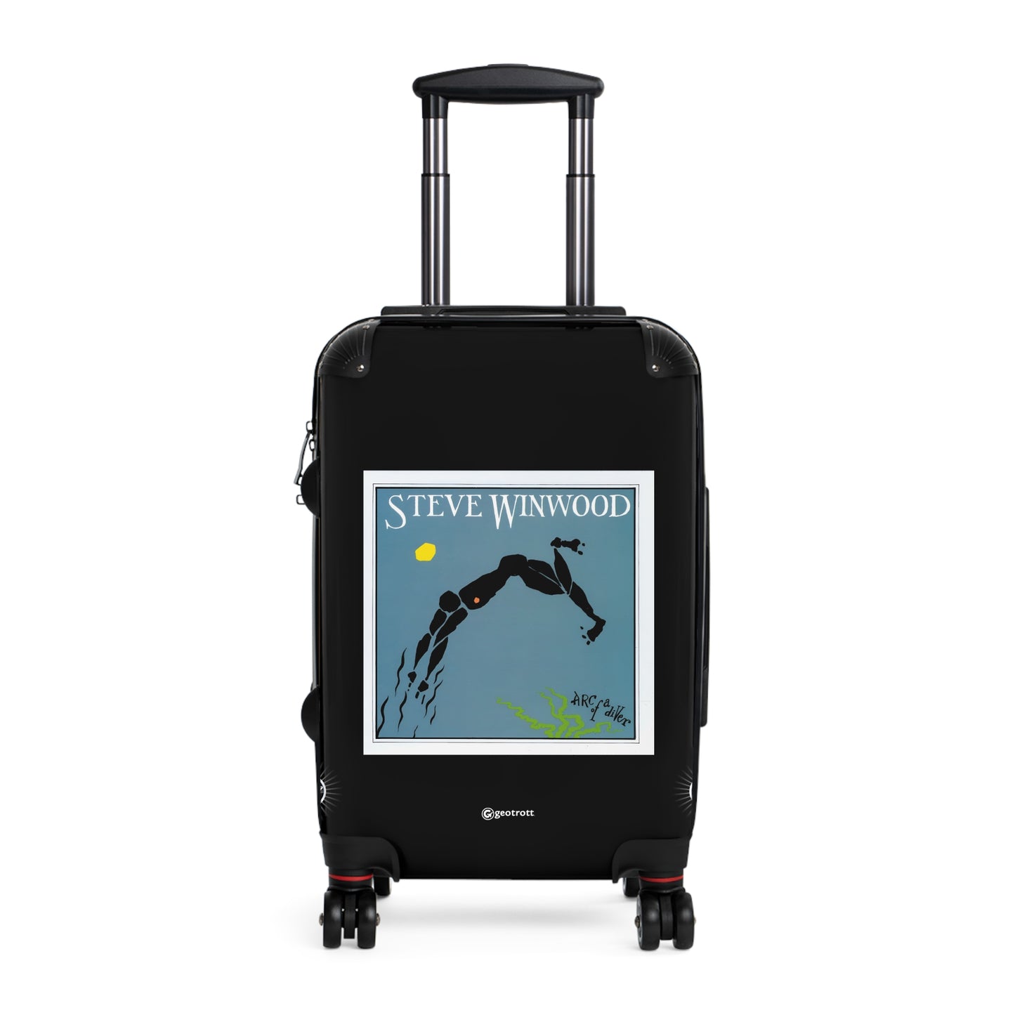 Steve Winwood Arc of a Diver Eighties Music Album Luggage Bag Rolling Suitcase Spinner