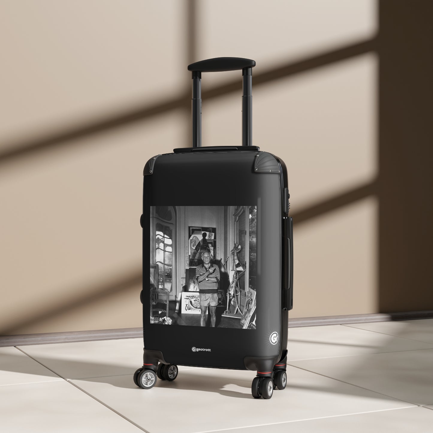 Pablo Picasso at Home The Prolific Artists Life 20TH CENTURY Photos Luggage Bag Rolling Suitcase Spinner