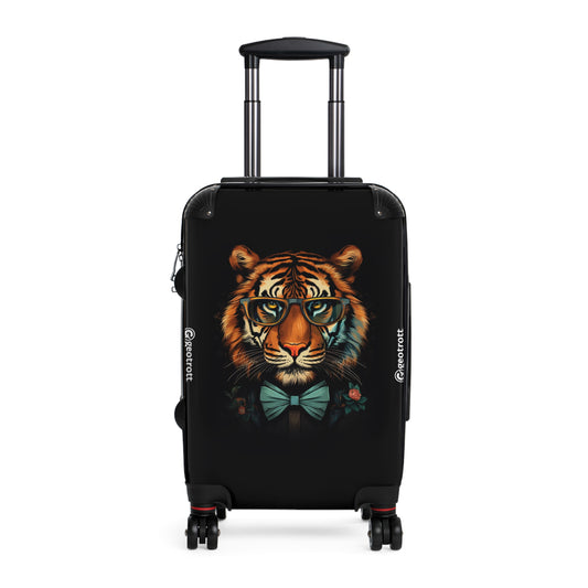 THE T shirt design of a tiger donning glasses and a bow 822704f3 5ae3 49c8 8e1b c13fcae949af 2