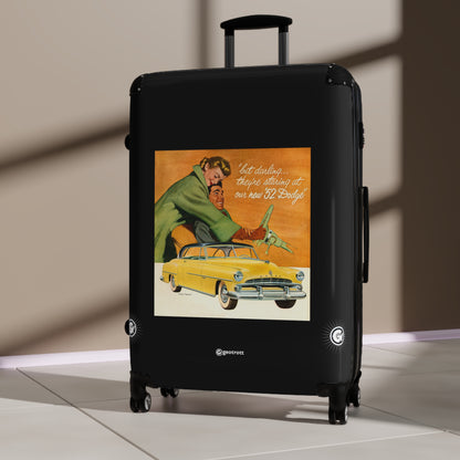 But Darling they are staring at our new Dodge Vintage Posters Retro Ad Luggage Bag Rolling Suitcase Spinner