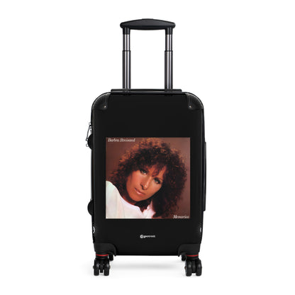 Barbara Streisand Memories Eighties Music Album Luggage Bag Rolling Suitcase Spinner