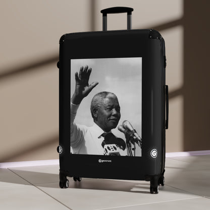 Nelson Mandela The Civil Rights Movement 20TH CENTURY Photos Luggage Bag Rolling Suitcase Spinner