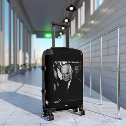 US President Dwight D. Eisenhower NARA 20TH CENTURY Photos Luggage Bag Rolling Suitcase Spinner