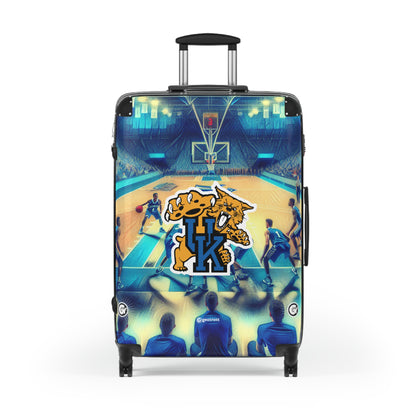 Kentucky Wildcats men's Basketball Team Luggage Bag Rolling Suitcase Spinner