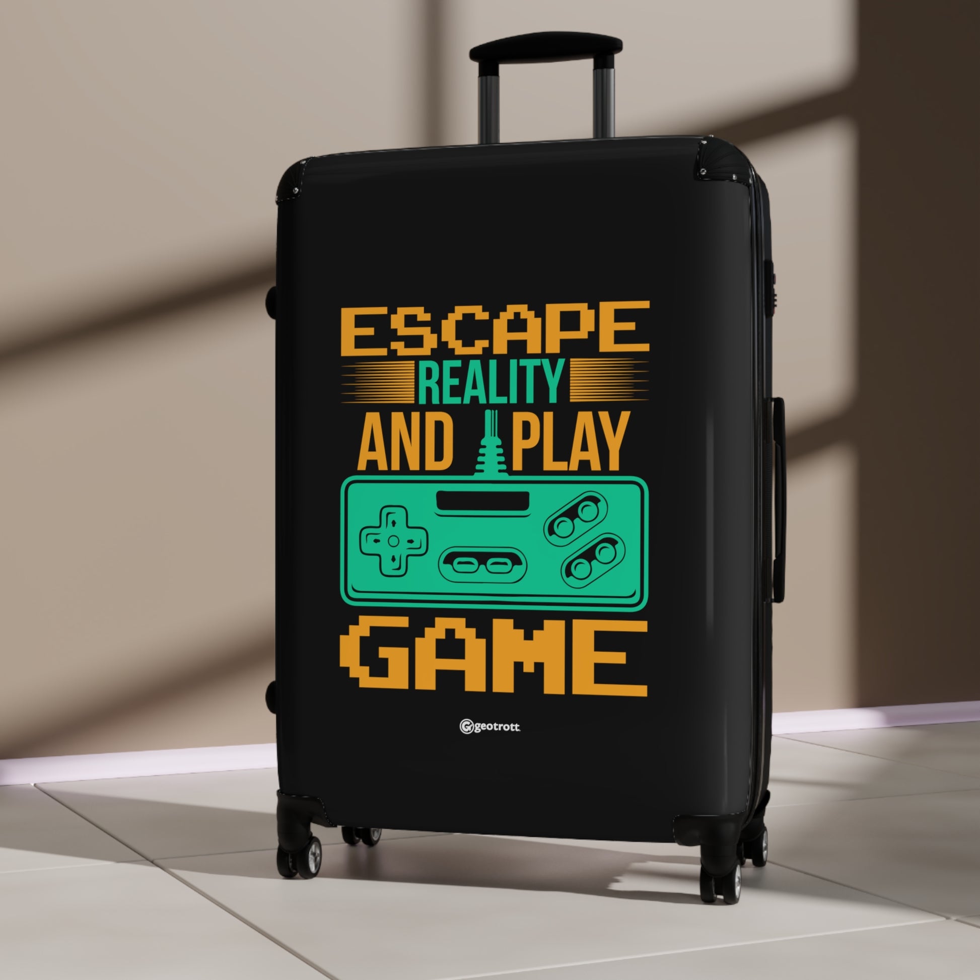 Escape Reality and Play Game Gamer Gaming Suitcase-Bags-Geotrott