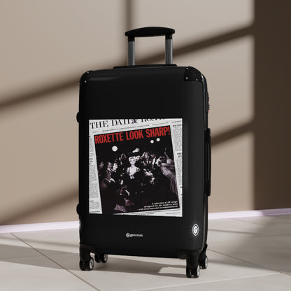 Roxette Look Sharp Eighties Music Album Luggage Bag Rolling Suitcase Spinner