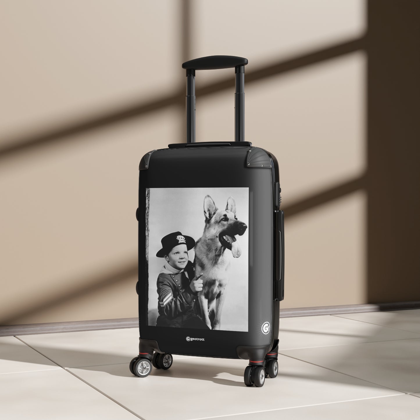 Adventures of Rin Tin Tin TV series 1954-1959 20TH CENTURY Photos Luggage Bag Rolling Suitcase Spinner