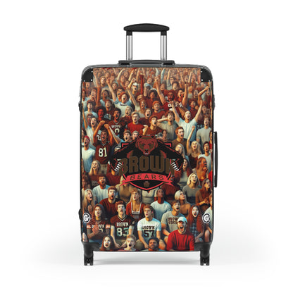 Brown Bears Brown University American Football University College Teams Luggage Bag Rolling Suitcase Travel Accessories