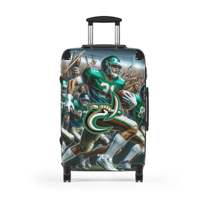 University of North Carolina Charlotte 49ers Football Team Luggage Bag Rolling Suitcase Spinner