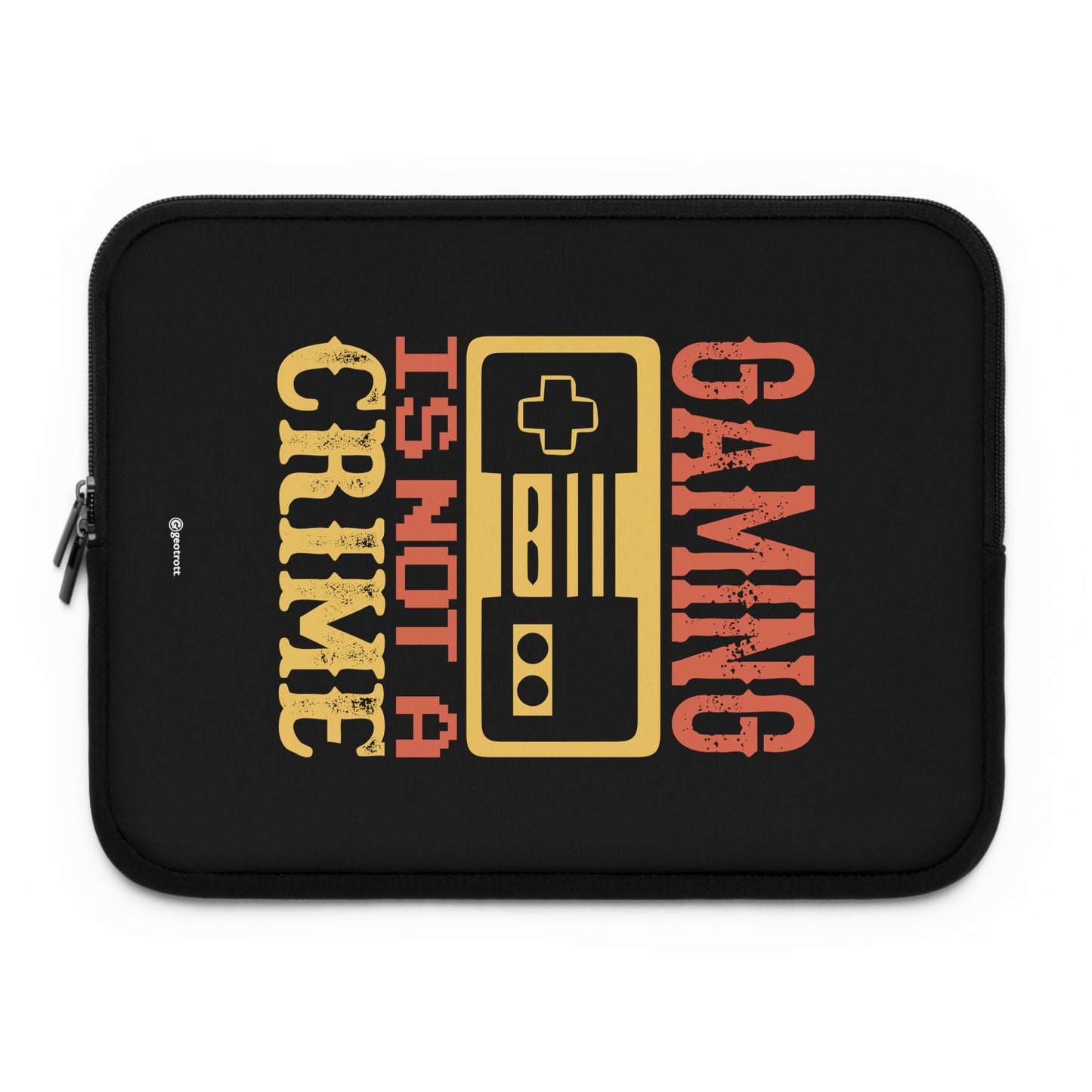 Gaming is not a Crime 3 Gamer Gaming Lightweight Smooth Neoprene Laptop Sleeve