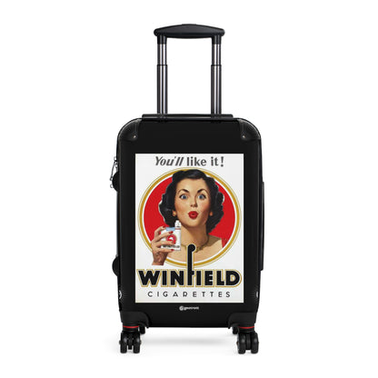 You'll like it Winfield Cigarette Vintage Posters Retro Ad Luggage Bag Rolling Suitcase Spinner