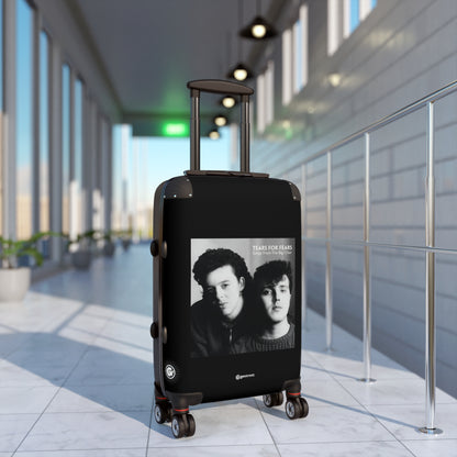 Tears from Fears Songs From the Big Chair Eighties Music Album Luggage Bag Rolling Suitcase Spinner