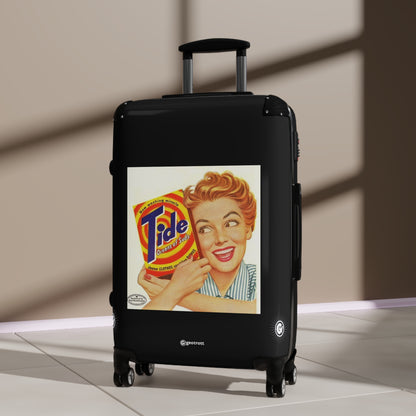 TIDE Laundry Detergent Oceans Of Suds Vintage Posters Retro Ad Luggage Bag Rolling Suitcase Spinner