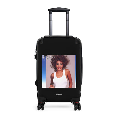 Whitney Houston Whitney Eighties Music Album Luggage Bag Rolling Suitcase Spinner