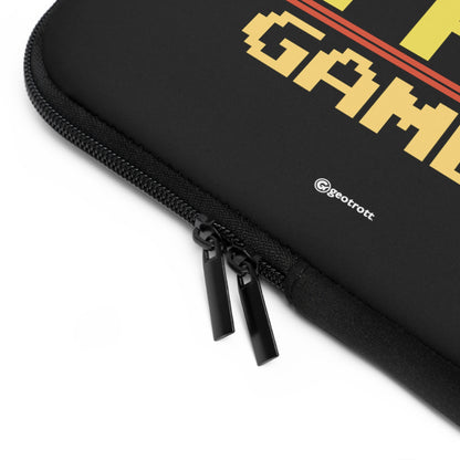 Mantén la calma y juega a los juegos Funda ligera y suave de neopreno para portátil Gamer Gaming