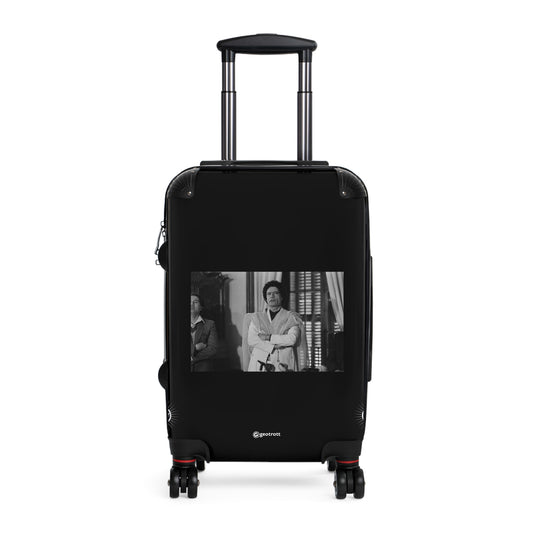 Moammar Khadafy Standing with His Arms Folded 20TH CENTURY Photos Luggage Bag Rolling Suitcase Spinner