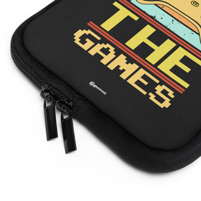 Mantén la calma y juega a los juegos Funda ligera y suave de neopreno para portátil Gamer Gaming