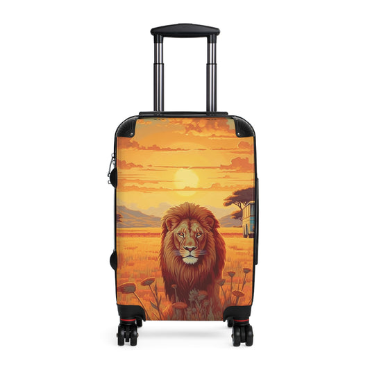 Vintage Poster safari adventure lion spotting sunset over 39f07c07-218f-41d1-9774-e51cdb723017 2