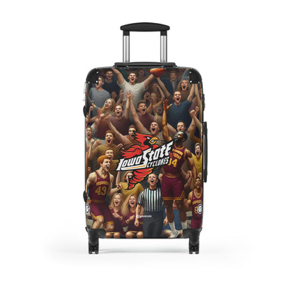 Iowa State Cyclones Men's Basketball Team Luggage Bag Rolling Suitcase Spinner