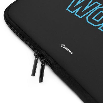 Funda para portátil de neopreno suave y ligera para jugadores nacidos para jugar y obligados a trabajar