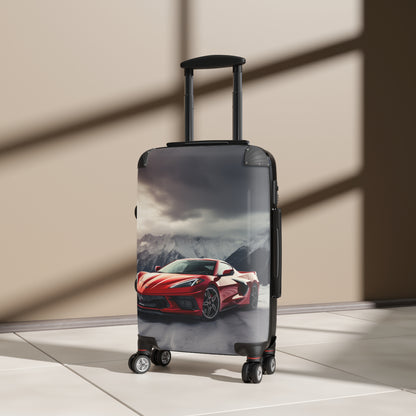 Sports Cars A Corvette Stingray C8 poised against 3d574a1c-b97d-41ce-bf40-01a604505e8a 3