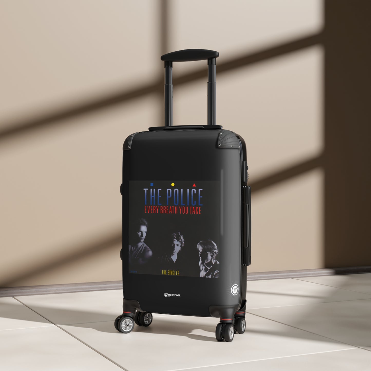 The Police Every Breath you Take Eighties Music Album Luggage Bag Rolling Suitcase Spinner