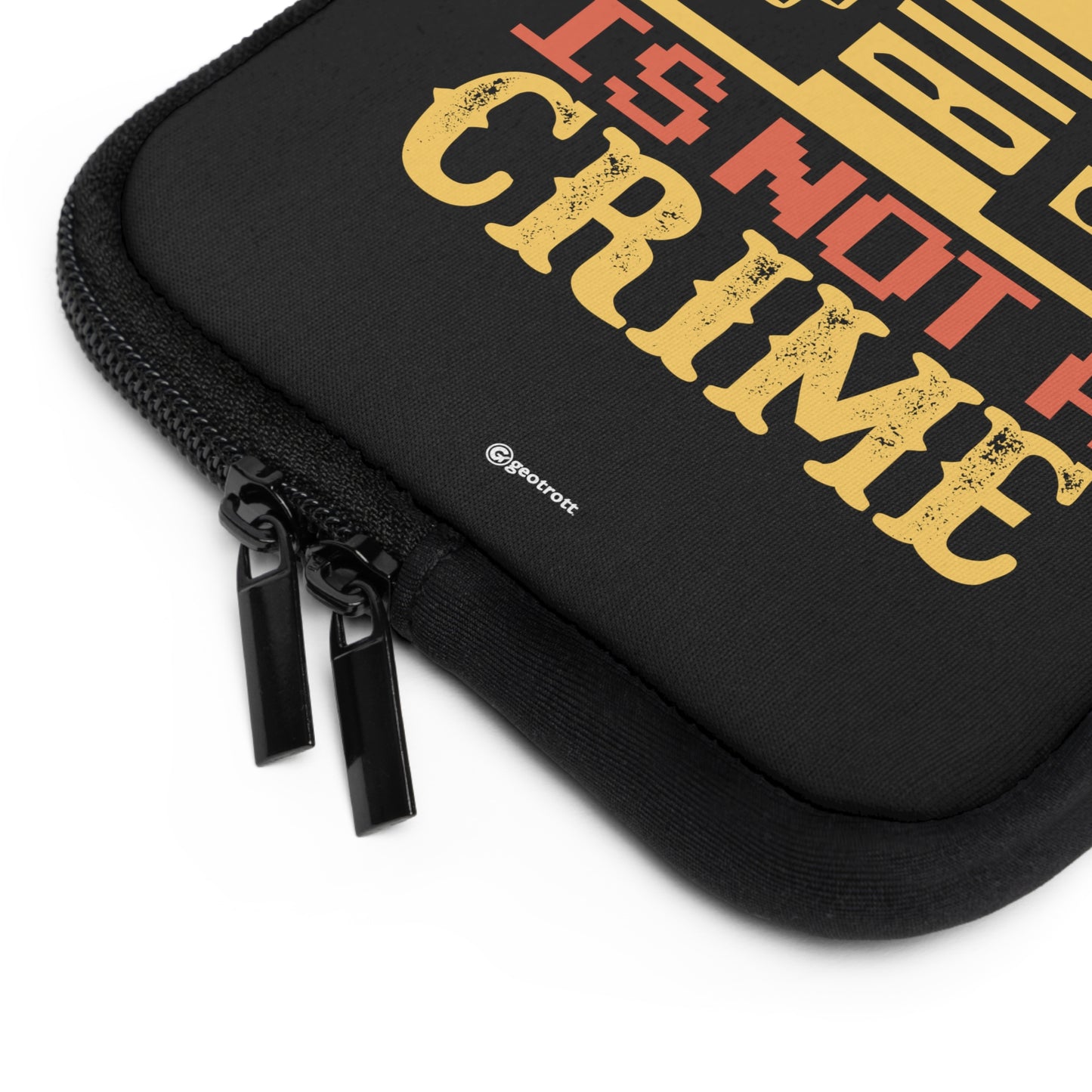 Gaming is not a Crime 3 Gamer Gaming Lightweight Smooth Neoprene Laptop Sleeve