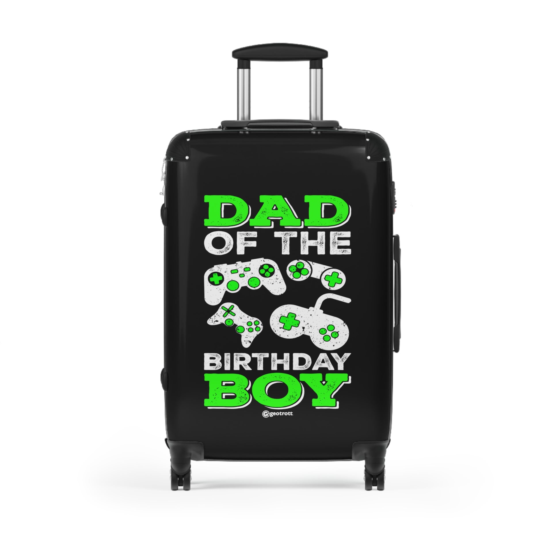 Dad of the Birthday Boy Gamer Gaming Suitcase-Suitcase-Geotrott