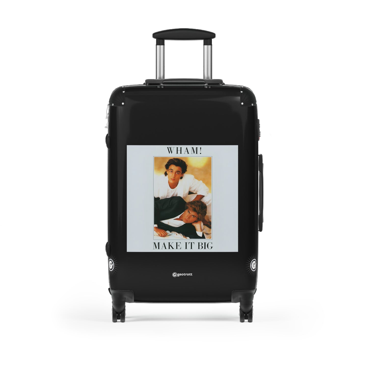 Wham Make it Big Eighties Music Album Luggage Bag Rolling Suitcase Spinner