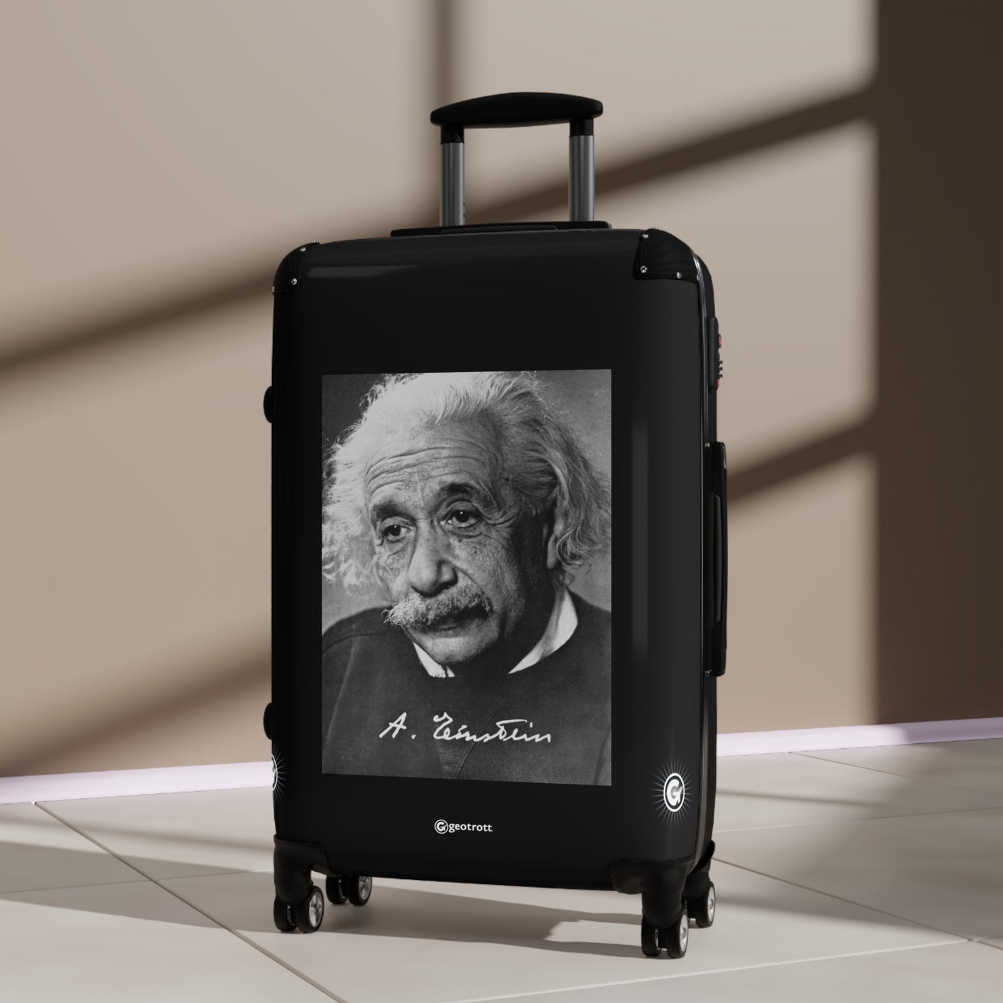 Albert Einstein USA Department of Energy 20TH CENTURY Photos Luggage Bag Rolling Suitcase Spinner