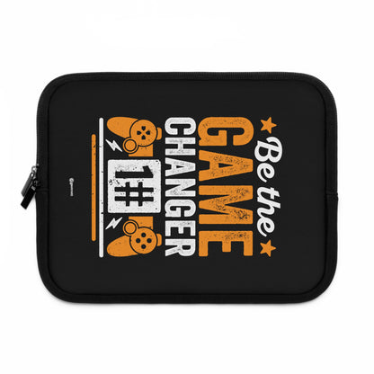 Be the Game Changer Number One Gamer Gaming Lightweight Smooth Neoprene Laptop Sleeve