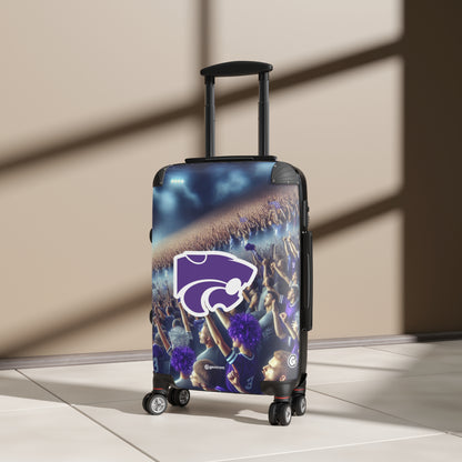 The Kansas State University Wildcats Team Luggage Bag Rolling Suitcase Travel Accessories