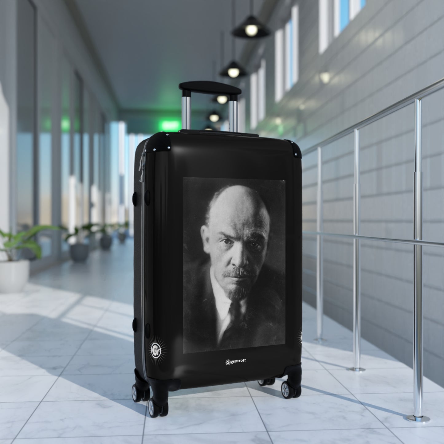 Portrait of Lenin 1970 20TH CENTURY Photos Luggage Bag Rolling Suitcase Spinner