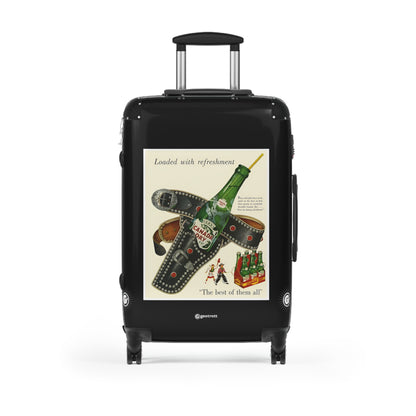 Canada Dry Club Soda Sparking Water Vintage Posters Retro Ad Luggage Bag Rolling Suitcase Spinner