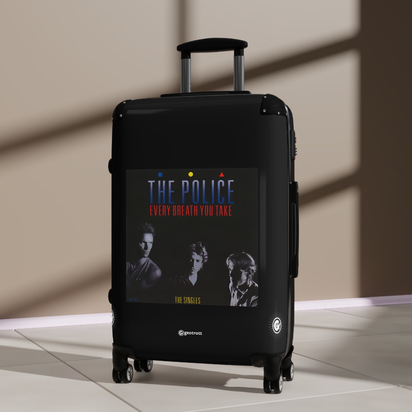 The Police Every Breath you Take Eighties Music Album Luggage Bag Rolling Suitcase Spinner