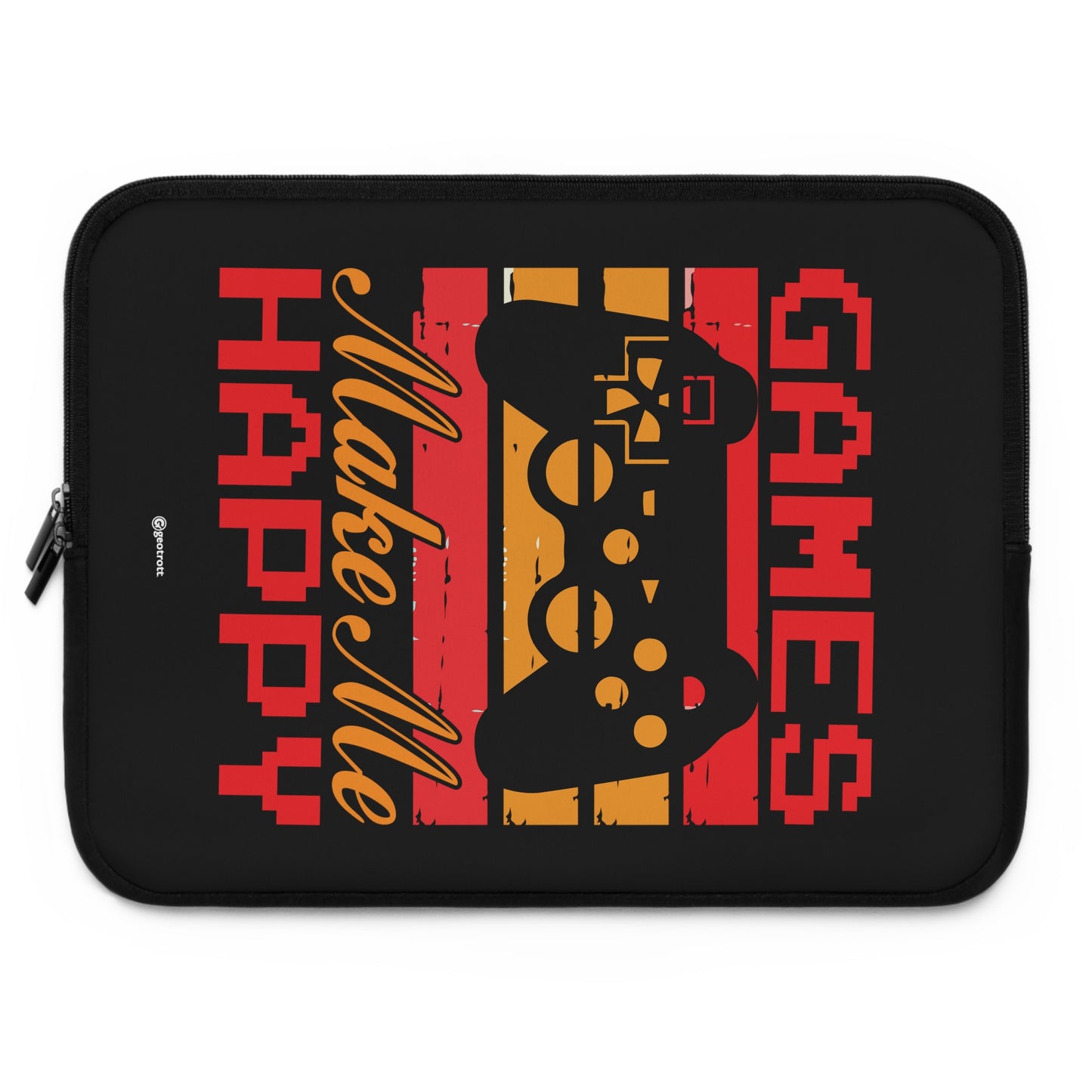 Games Make me Happy Gamer Gaming Laptop Sleeve