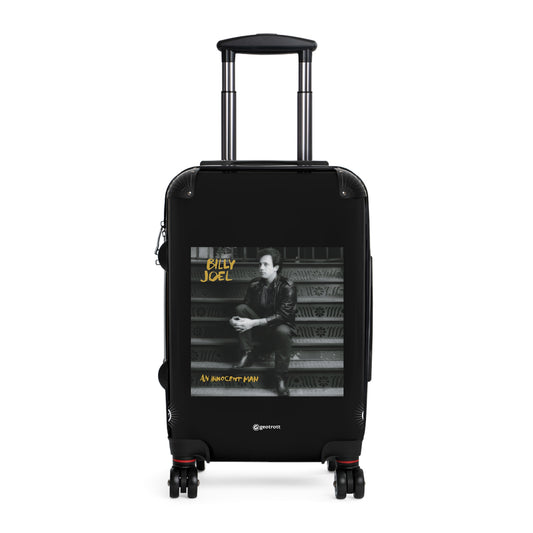 Billy Joel An Innocent Man Eighties Music Album Luggage Bag Rolling Suitcase Spinner