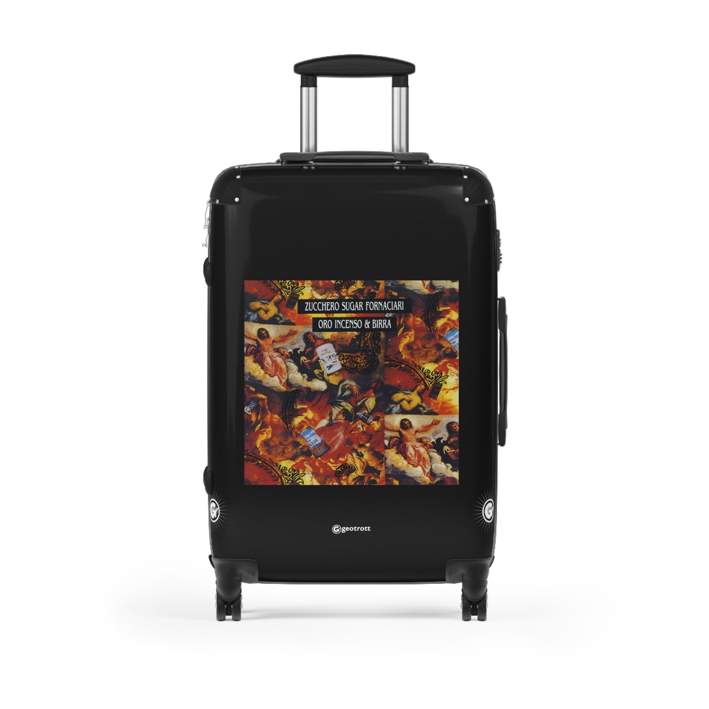 Zucchero Sugar Fornaciari Oro Incenso & Birra Eighties Music Album Luggage Bag Rolling Suitcase Spinner