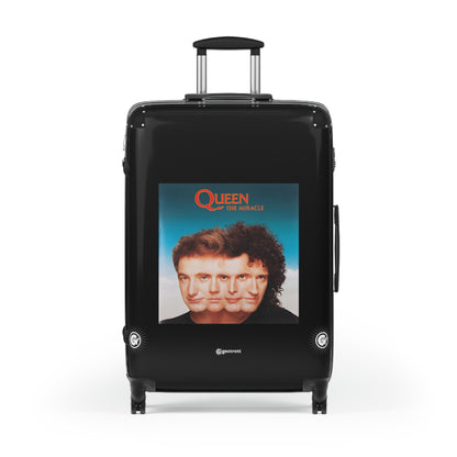 The Miracle Queen Eighties Music Album Luggage Bag Rolling Suitcase Spinner