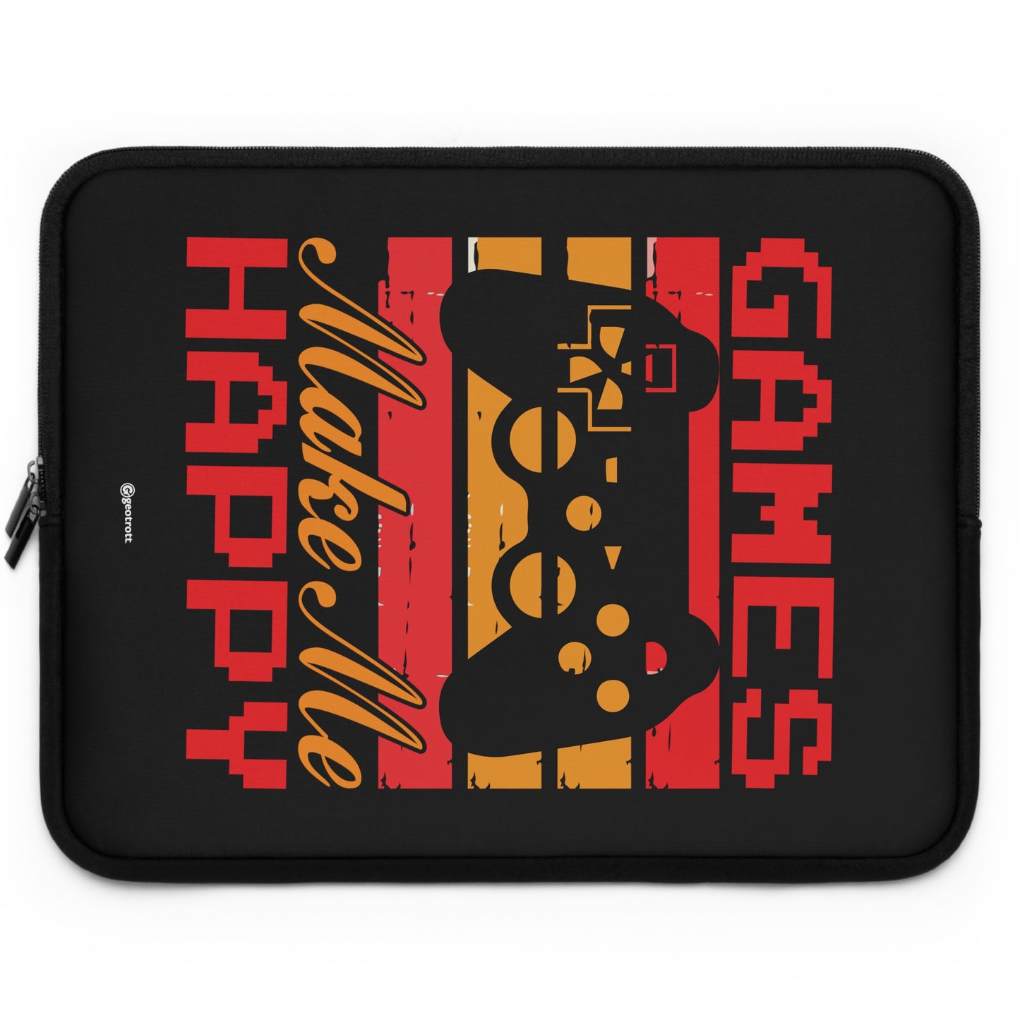 Games Make me Happy Gamer Gaming Laptop Sleeve