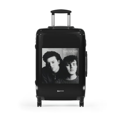 Tears from Fears Songs From the Big Chair Eighties Music Album Luggage Bag Rolling Suitcase Spinner