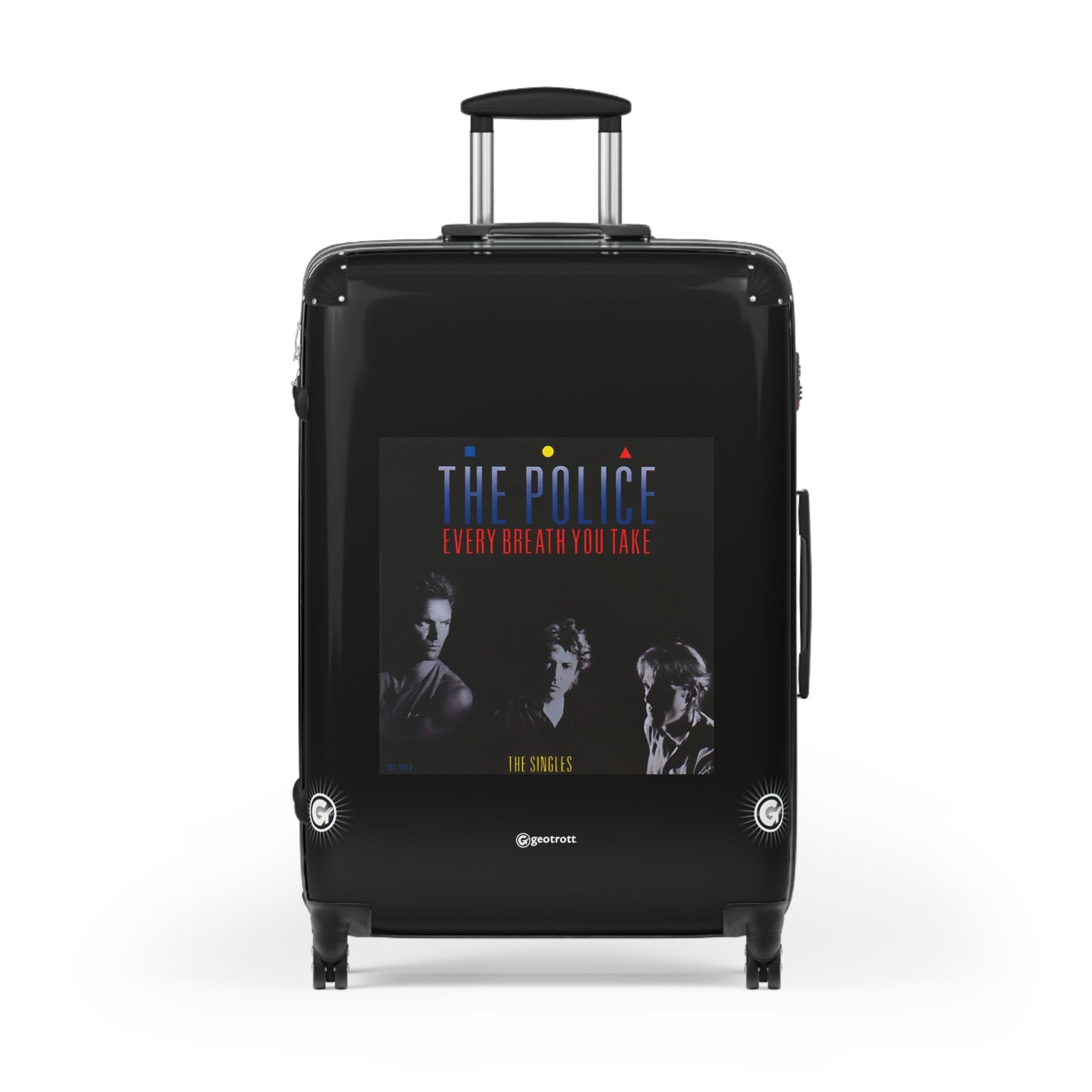 The Police Every Breath you Take Eighties Music Album Luggage Bag Rolling Suitcase Spinner