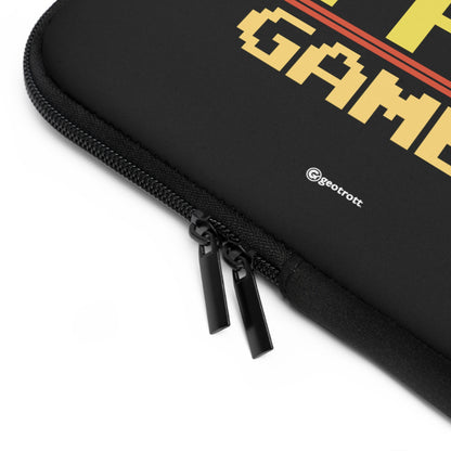 Mantén la calma y juega a los juegos Funda ligera y suave de neopreno para portátil Gamer Gaming